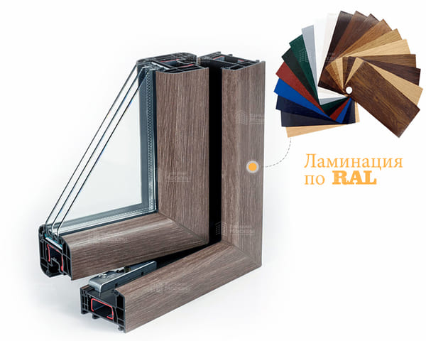 Окна с ламинацией Окна с ламинацией